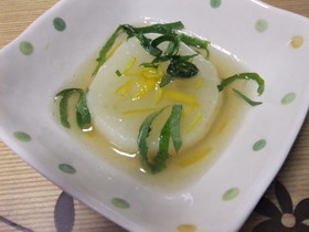 簡単!ふろふき大根の柚子★あんかけ