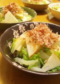 白菜とリンゴ☆ポン酢de和風サラダ