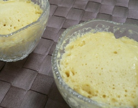 レンジで蒸しパン☆ホットケーキミックス♪
