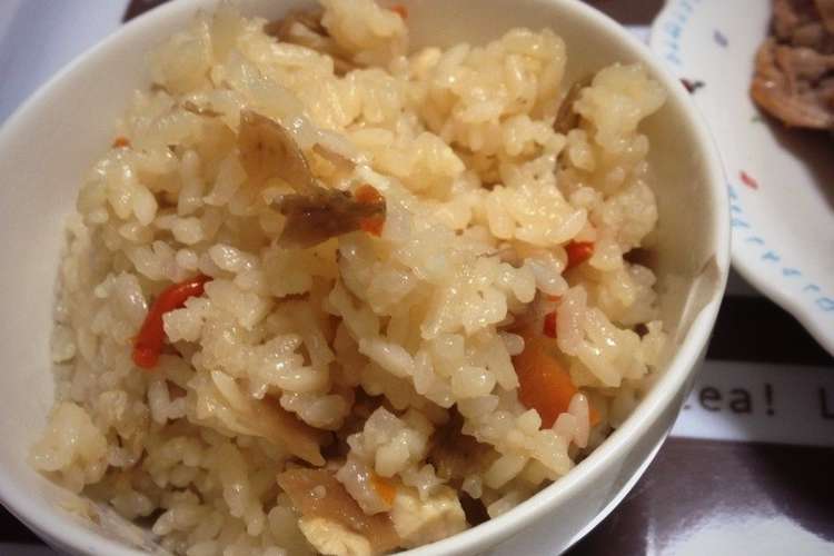 お肉がしっとり 鶏ごぼう釜めし レシピ 作り方 By こお汰 クックパッド 簡単おいしいみんなのレシピが349万品