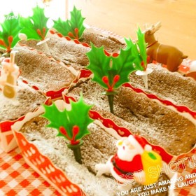 クリスマスに♡ココアだけでガトーショコラ