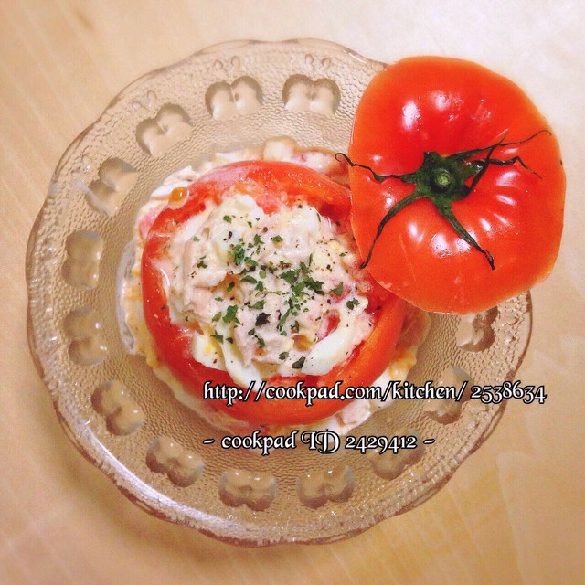 パーティーに☆ツナトマトカップサラダの画像