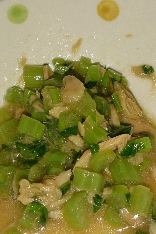 大根菜とシーチキン炒めモノの画像