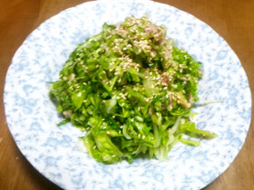 俺流!キャベツとツナの中華レモン和え