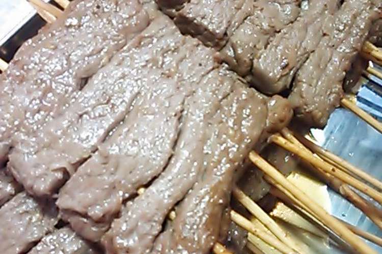 牛肉チョッカル 牛ロース 牛串焼き レシピ 作り方 By ウーパー太郎 クックパッド