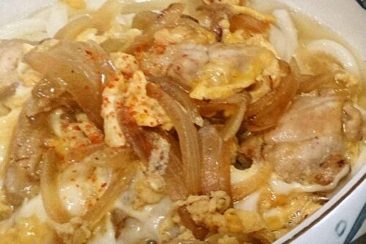 甘辛美味しい 親子うどん レシピ 作り方 By ひぽぽたむす クックパッド 簡単おいしいみんなのレシピが367万品
