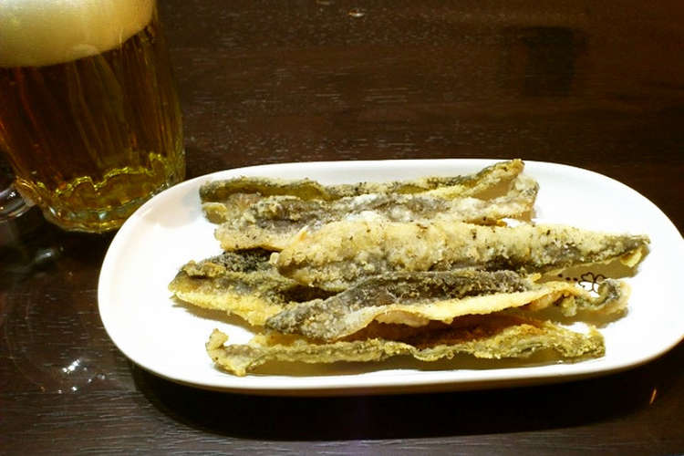 おつまみに 生ほっけ皮のパリ揚げ レシピ 作り方 By Usanako クックパッド