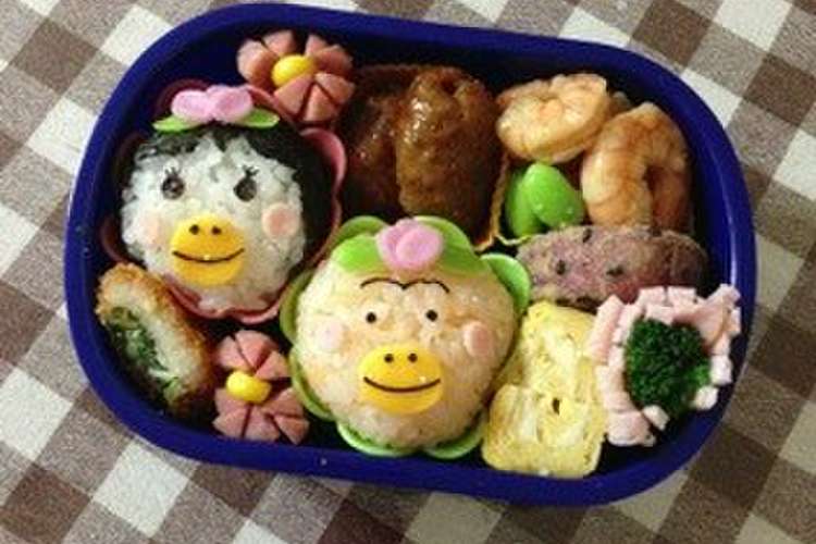 キャラ弁 はなかっぱとももかっぱちゃん レシピ 作り方 By Niko Fuwa クックパッド 簡単おいしいみんなのレシピが357万品