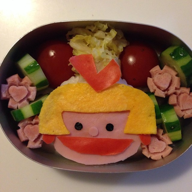 フックブックロー しおりちゃんキャラ弁 レシピ 作り方 By 29maria29 クックパッド