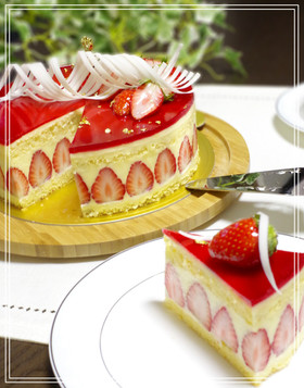 クリスマスに✩本格フレジェ