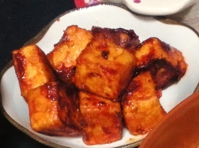豆腐のチリソース炒めの写真