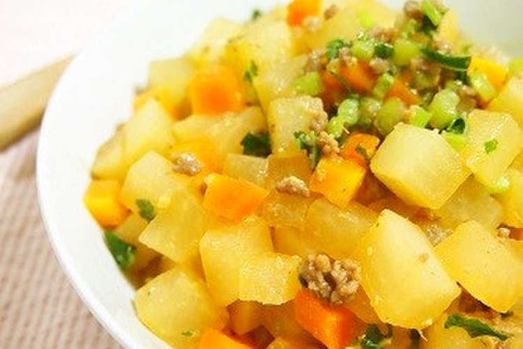 子供大好き 大根と人参の味噌そぼろ煮 レシピ 作り方 By 河埜玲子 クックパッド 簡単おいしいみんなのレシピが364万品