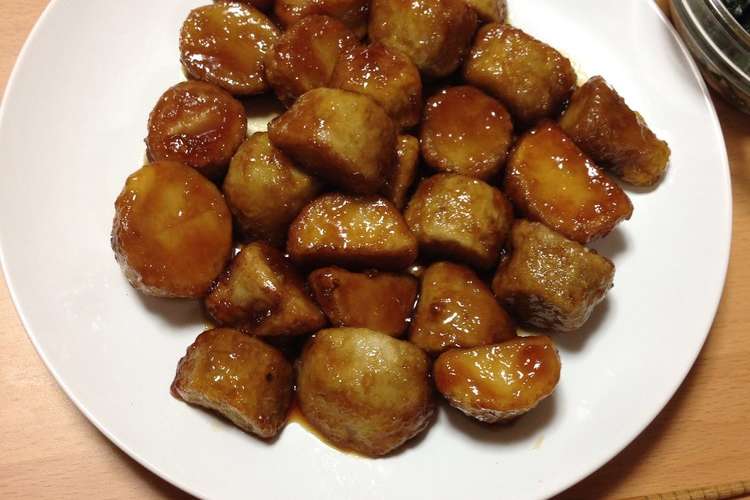 海老芋の揚げ煮 レシピ 作り方 By いたみきたよ クックパッド 簡単おいしいみんなのレシピが376万品