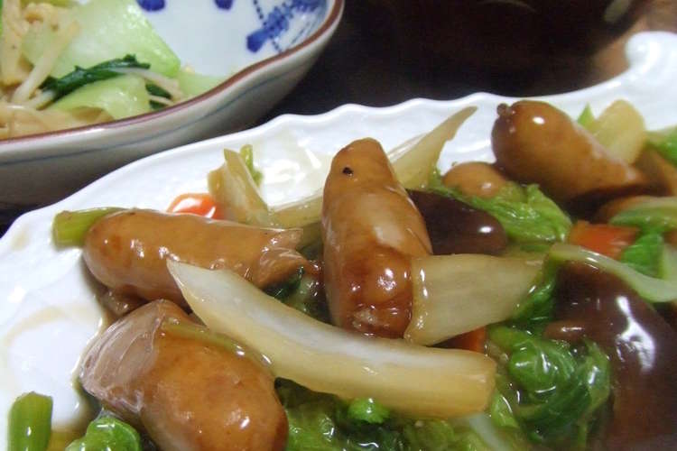 白菜とウインナーのとろりん炒め煮 レシピ 作り方 By しおかつを クックパッド