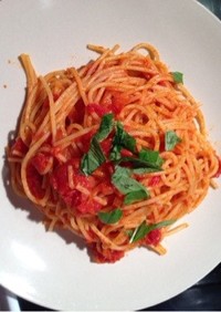 超絶品、簡単トマトパスタ