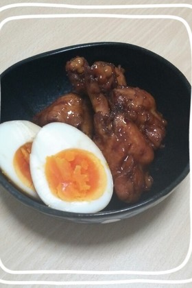 お酢いり☆手羽元の甘辛煮