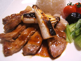 豚肉の味噌だれステーキ