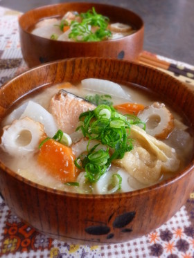 ❤鮭の粕汁❤具が大きい!おばぁちゃんの味