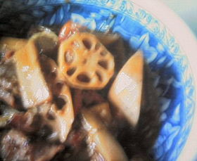☆体に優しい 根菜甘酢炒め