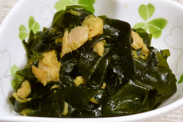 常備菜にも 塩蔵ワカメとツナのさっと煮 レシピ 作り方 By あおい クックパッド