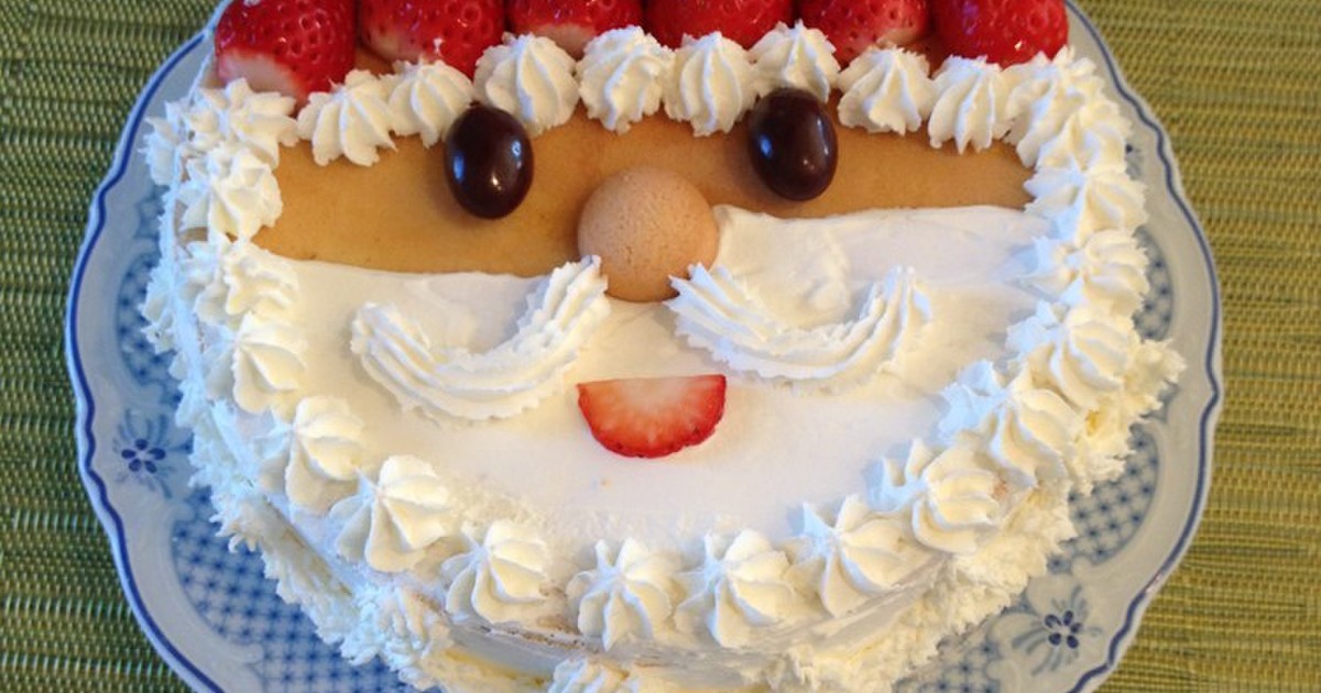 サンタさんのクリスマスケーキ レシピ 作り方 By サニーマム1012 クックパッド 簡単おいしいみんなのレシピが371万品