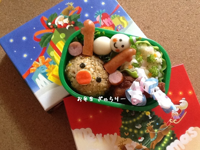 クリスマス☆キャラ弁☆彡 トナカイさんの画像