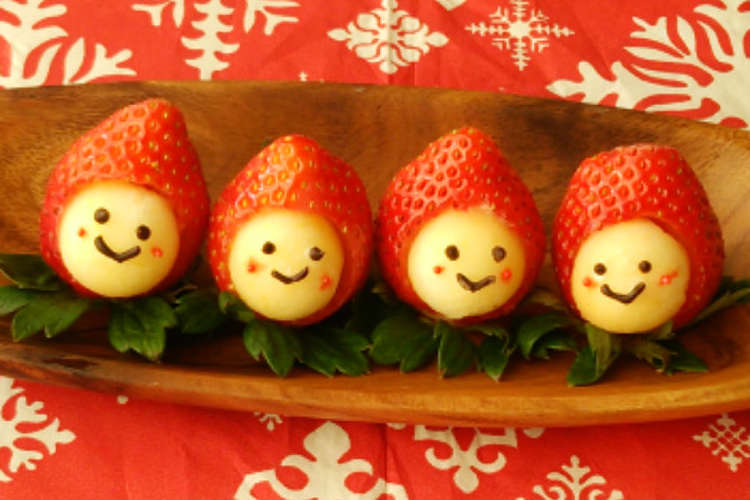 クリスマスケーキにも いちごちゃん レシピ 作り方 By Sky S0417 クックパッド 簡単おいしいみんなのレシピが356万品