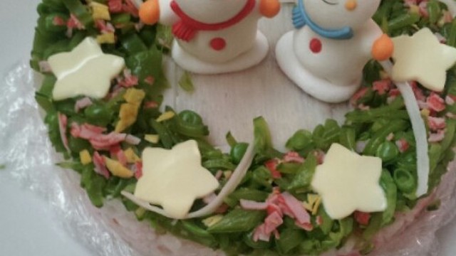 クリスマス リースのお寿司ケーキ レシピ 作り方 By Cafehopper クックパッド 簡単おいしいみんなのレシピが349万品