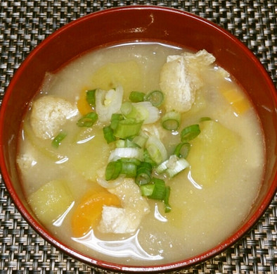 さつま芋のお味噌汁の写真