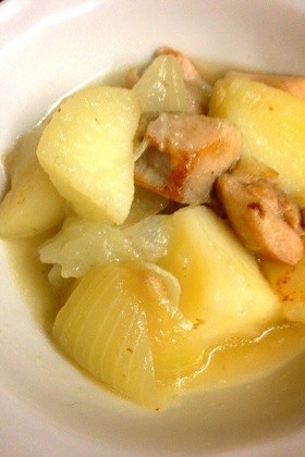 塩バタ鶏じゃが煮★なるべくヘルシーに!!