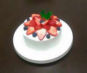 デコレーションケーキ☆ダレ無い生クリーム