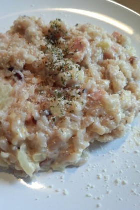 お一人ランチにも♡ウマウマ簡単リゾット♪