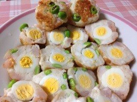 プリプリえびのうずらボール