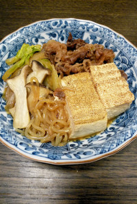 ママの肉豆腐（関西すき焼き風）