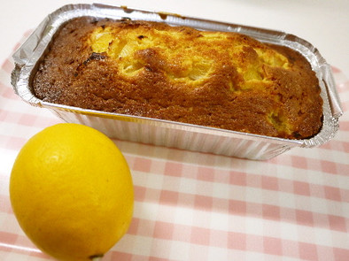 マイヤーレモンのパウンドケーキの写真