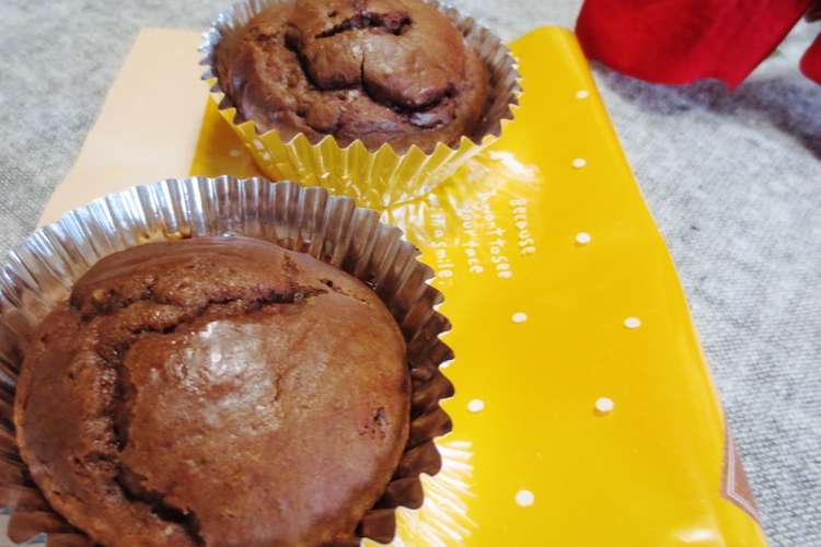 残った生クリームdeチョコカップケーキ レシピ 作り方 By たまきのパパ クックパッド