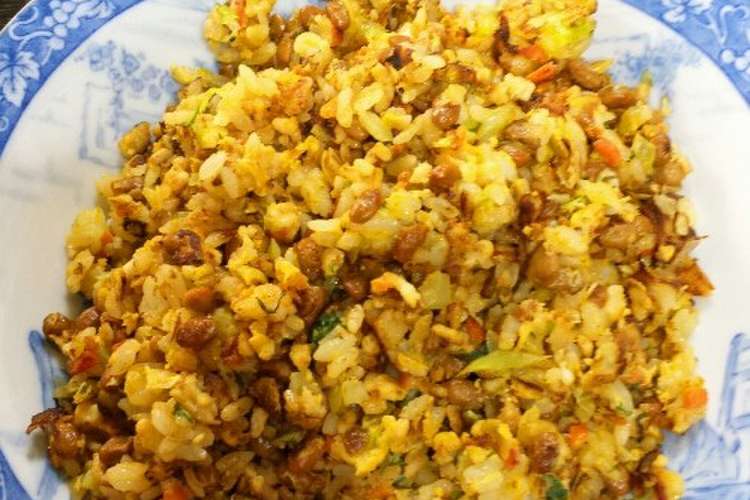 簡単納豆チャーハン 子供大好き 栄養満点 レシピ 作り方 By ともりん修業中 クックパッド