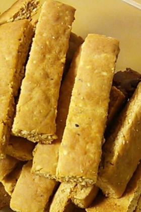 ズボラさんのヘルシーごまきなこクッキー