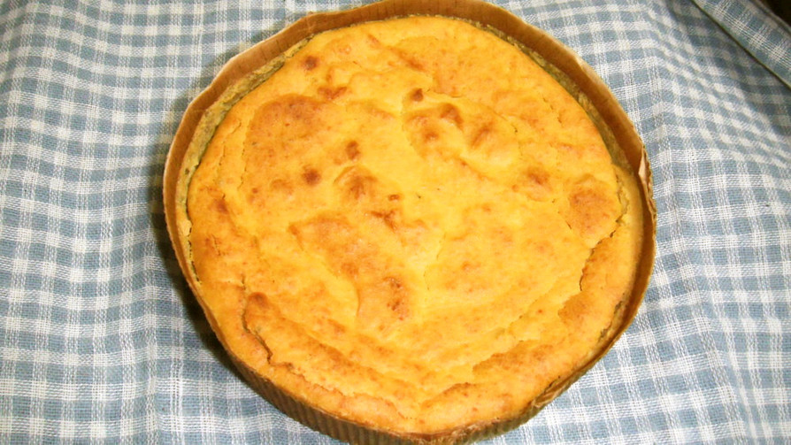 安納芋のヘルシーチーズケーキの画像