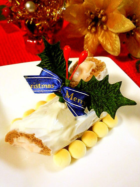 離乳食中期~クリスマス☆ブッシュドノエル