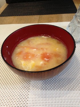 体温まるとろとろトマト味噌汁★