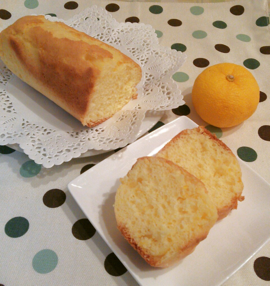 冬色★柚子のパウンドケーキの画像