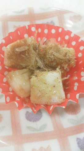 ころころはんぺんマヨ醤油炒め お弁当に