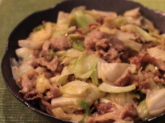 白菜と豚肉のピリ辛炒め 大庭英子さんのレシピ オレンジページnet