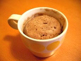 レンジでふんわり、マグカップ蒸しパン♪