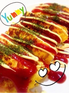 おから入りオムレツ
