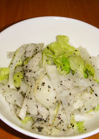 白菜と大根のサラダ