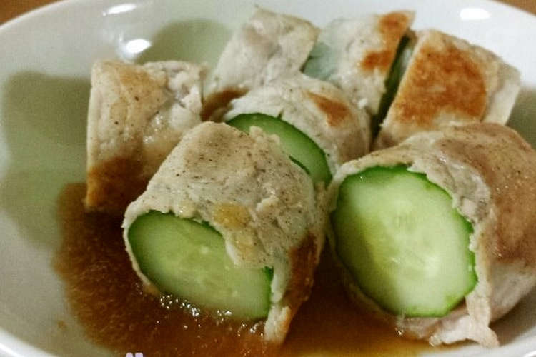 簡単 丸ごと１本 きゅうりの肉巻き レシピ 作り方 By にわとりさぁん クックパッド 簡単おいしいみんなのレシピが360万品