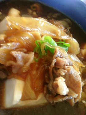 定番美味しく~ ♡豚こまで肉豆腐♡