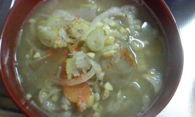 おいしいコラボ♪ 納豆汁風味の豚汁♡♡